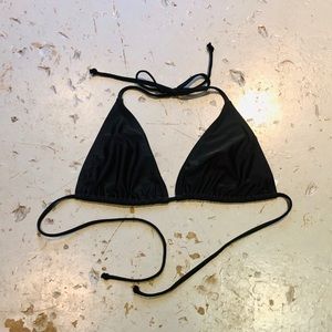 Black Triangle Swim Top